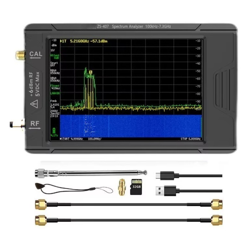 Signal Generator Spectrum Analyzer - Analizador de Espectro Portátil ZS-406/ZS-407 con
