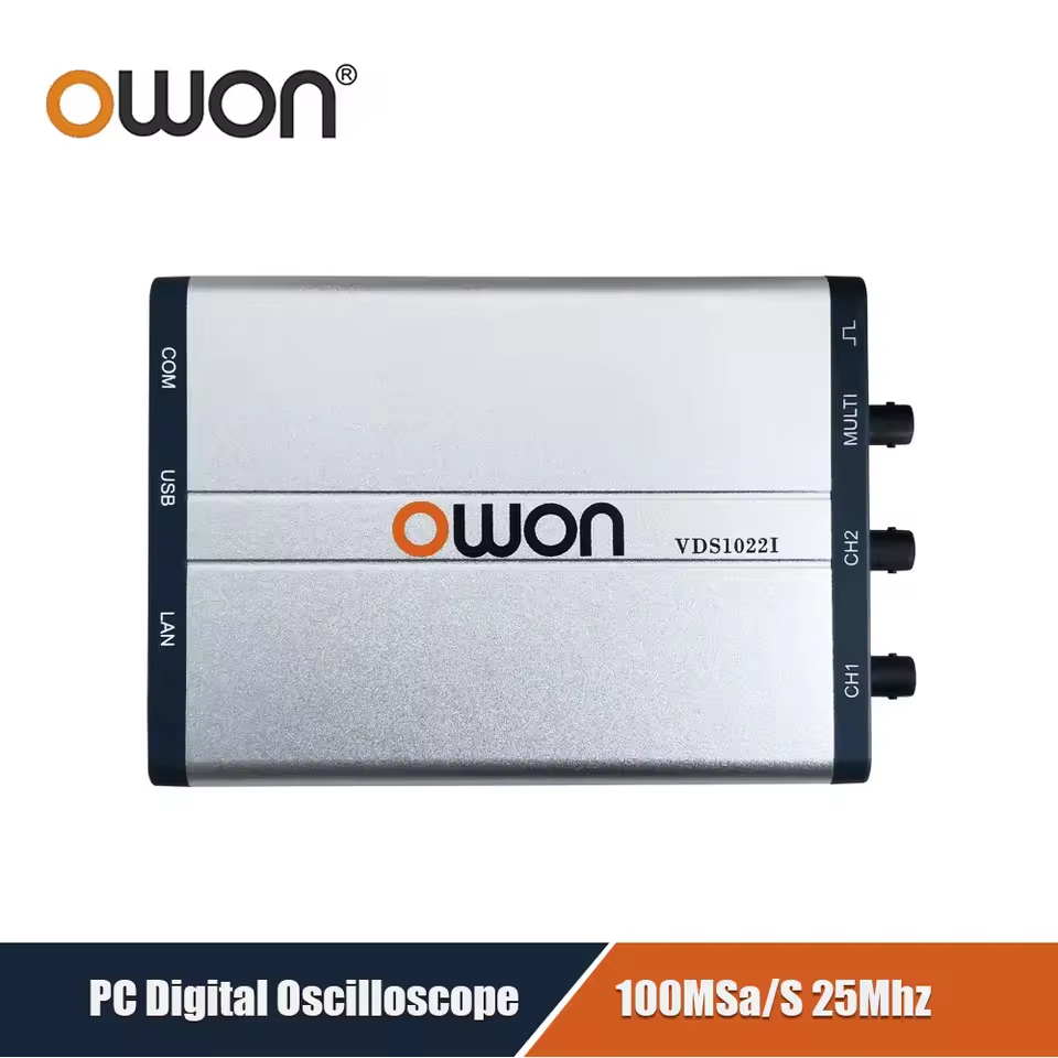 Digital Storage Oscilloscope 100Mhz - Osciloscopio virtual para PC OWON VDS1022/I