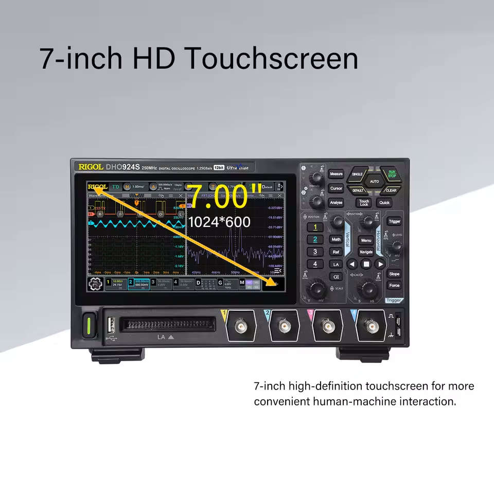 Osciloscopio serie RIGOL DHO90 - Digital Storage Oscilloscope 100Mhz reseña y precio